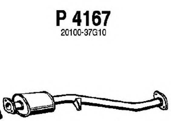 FENNO P4167 Середній глушник вихлопних газів