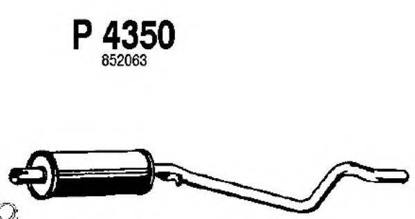 MTS 52180 Середній глушник вихлопних газів