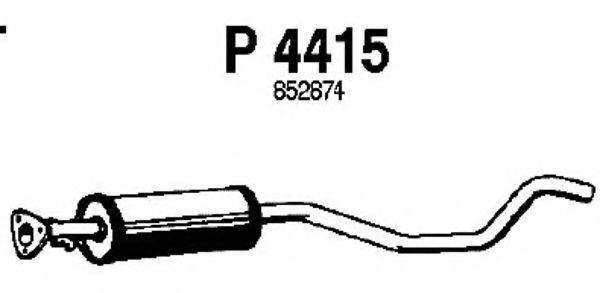 FENNO P4415 Середній глушник вихлопних газів