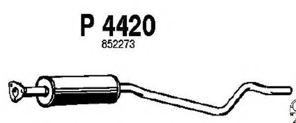 FENNO P4420 Середній глушник вихлопних газів