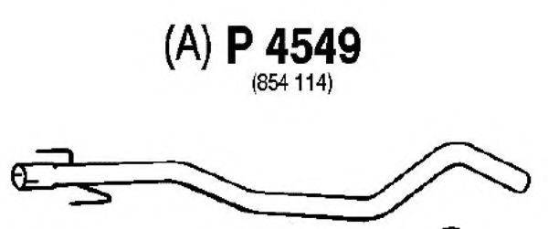 FENNO P4549 Труба вихлопного газу