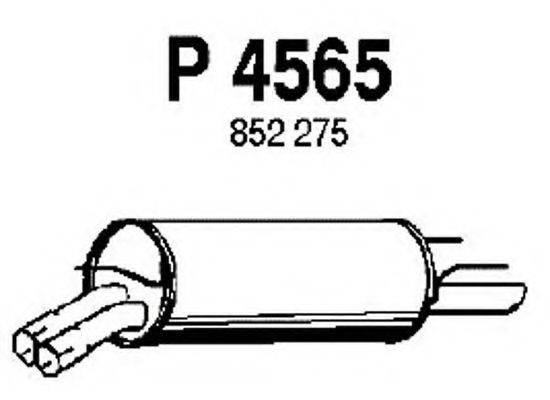 FENNO P4565 Глушник вихлопних газів кінцевий