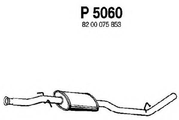 FENNO P5060 Середній глушник вихлопних газів