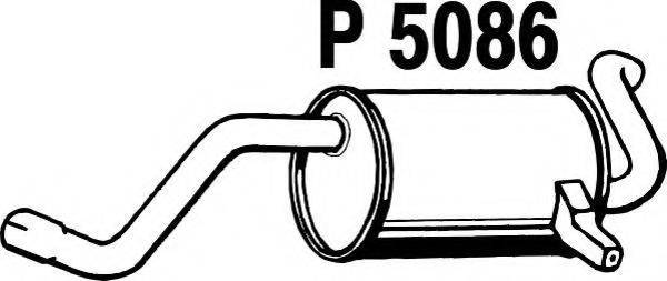 FENNO P5086 Глушник вихлопних газів кінцевий