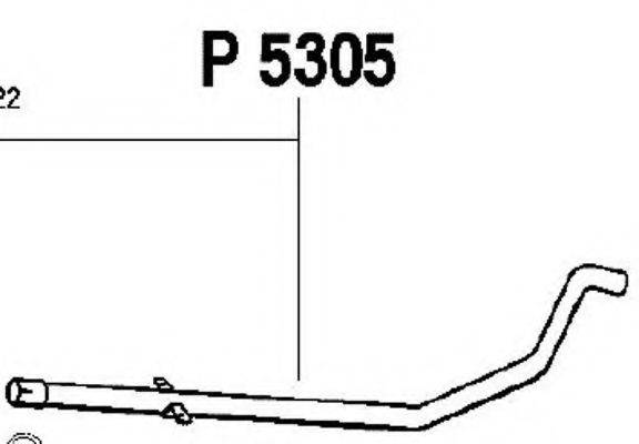 WALKER 06129 Труба вихлопного газу