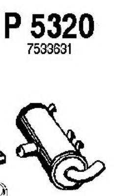 FENNO 5320 Середній глушник вихлопних газів