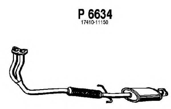 FENNO P6634 Передглушувач вихлопних газів