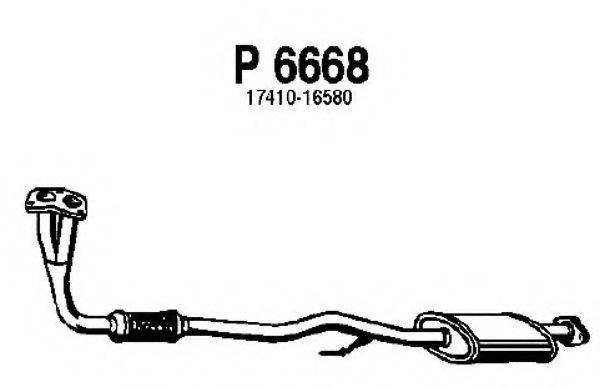 FENNO P6668 Передглушувач вихлопних газів