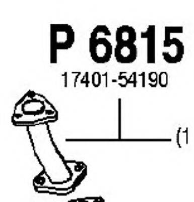 FENNO P6815 Труба вихлопного газу