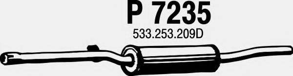 FENNO 7235 Середній глушник вихлопних газів