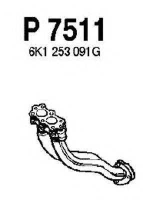 FENNO P7511 Труба вихлопного газу