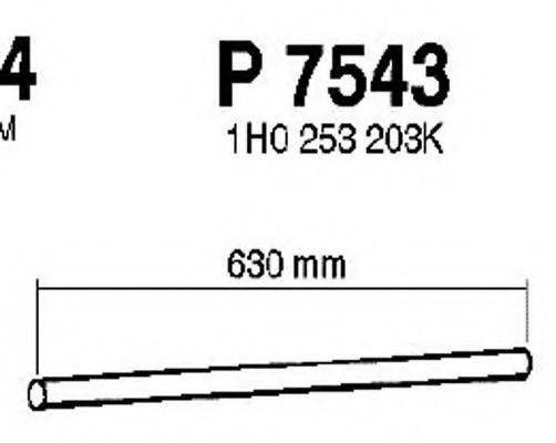 FENNO P7543 Труба вихлопного газу