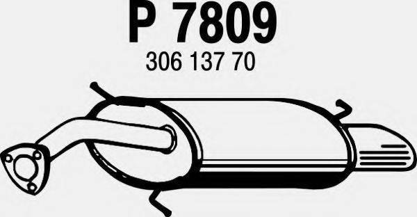 FENNO 7809 Глушник вихлопних газів кінцевий