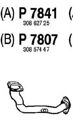 TESH 301337 Труба вихлопного газу