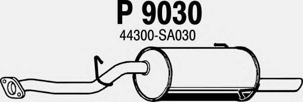 FENNO P9030 Глушник вихлопних газів кінцевий