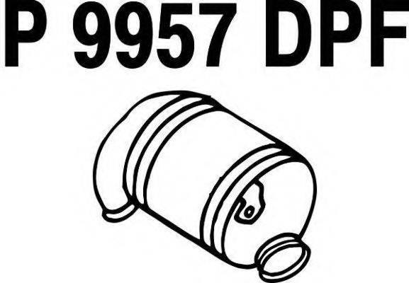 FENNO P9957DPF Саджовий/частковий фільтр, система вихлопу ОГ