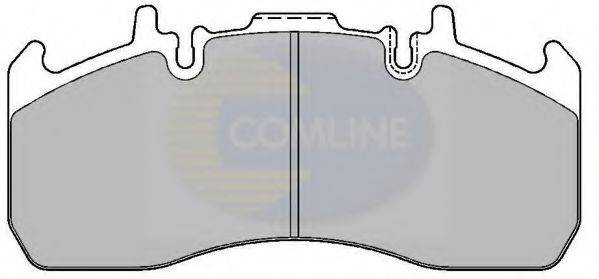COMLINE CBP9077K Комплект гальмівних колодок, дискове гальмо