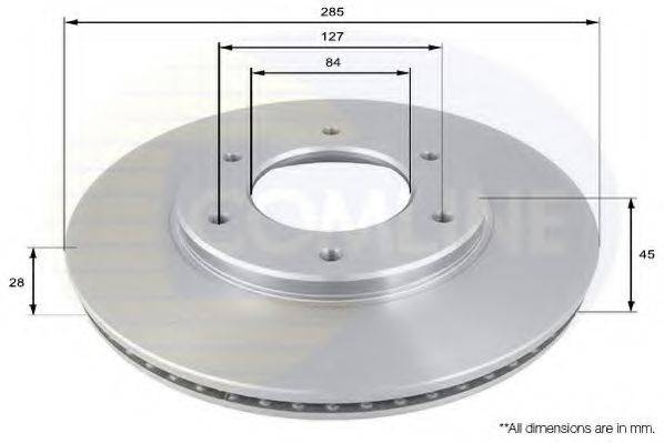 COMLINE ADC0176V гальмівний диск