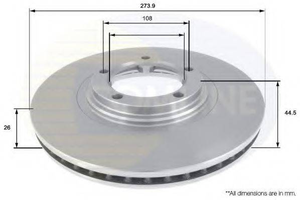 COMLINE ADC1062V гальмівний диск