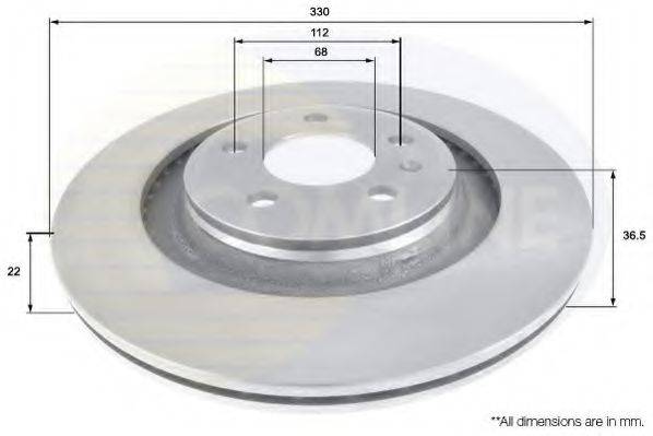MOTAQUIP LVBD1540 гальмівний диск