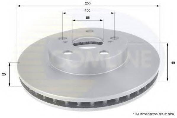 COMLINE ADC0175V гальмівний диск