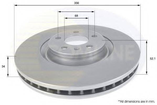 COMLINE ADC2603V гальмівний диск