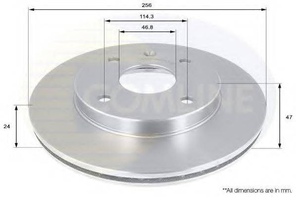 COMLINE ADC1033V гальмівний диск