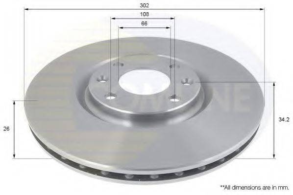 COMLINE ADC1592V гальмівний диск