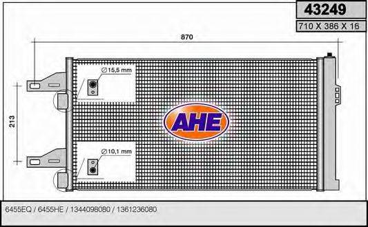 AHE 43249 Конденсатор, кондиціонер