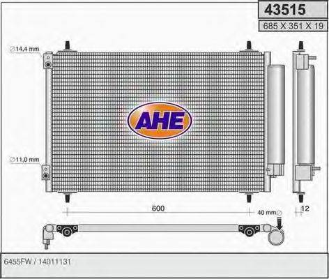 AHE 43515 Конденсатор, кондиціонер