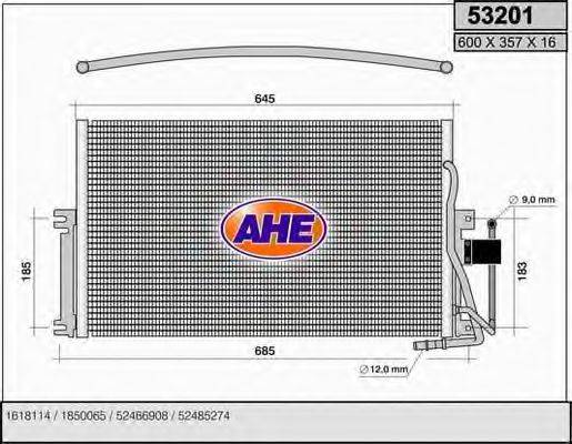 AHE 53201 Конденсатор, кондиціонер