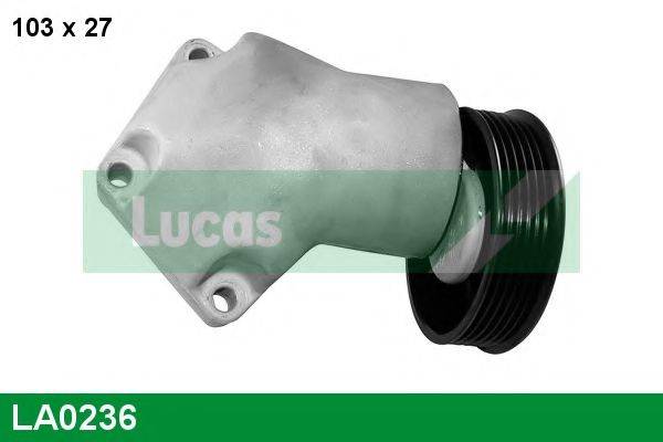 LUCAS ENGINE DRIVE LA0236 Натяжний ролик, полікліновий ремінь