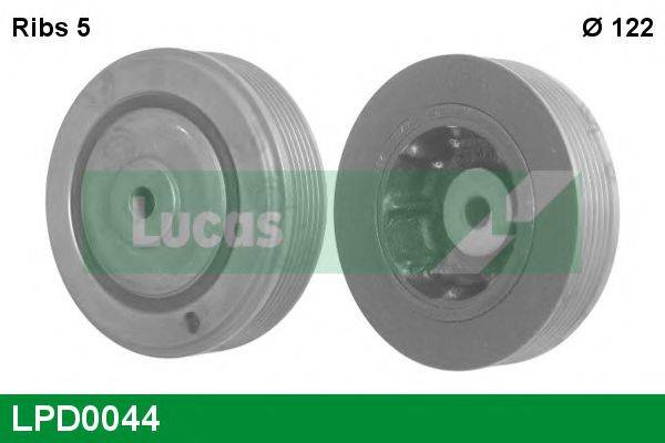 LUCAS ENGINE DRIVE LPD0044 Ремінний шків, колінчастий вал