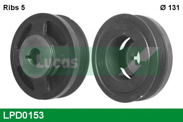 LUCAS ENGINE DRIVE LPD0153 Ремінний шків, колінчастий вал