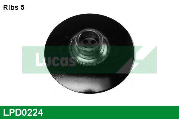 LUCAS ENGINE DRIVE LPD0224 Ремінний шків, колінчастий вал