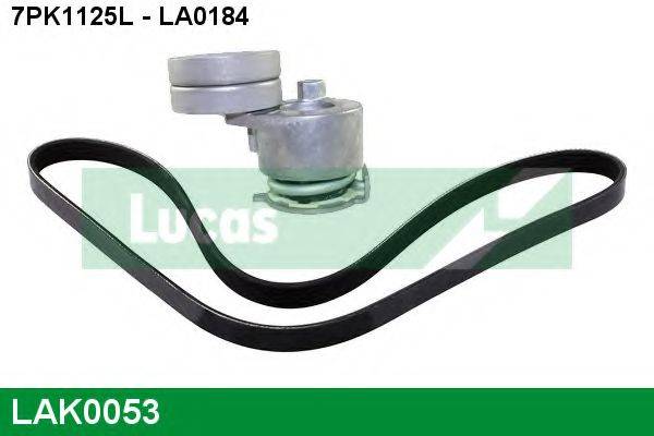 LUCAS ENGINE DRIVE LAK0053 Полікліновий ремінний комплект
