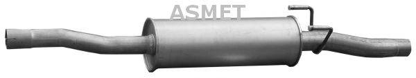 ASMET 02055 Середній глушник вихлопних газів