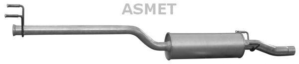ASMET 02061 Середній глушник вихлопних газів