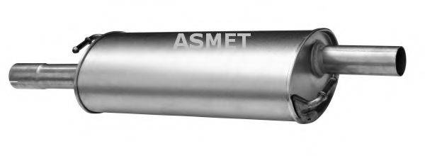 ASMET 04108 Середній глушник вихлопних газів