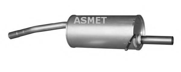 ASMET 10116 Глушник вихлопних газів кінцевий
