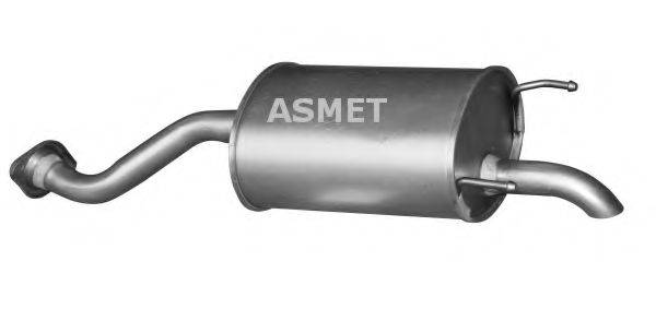 ASMET 13016 Глушник вихлопних газів кінцевий