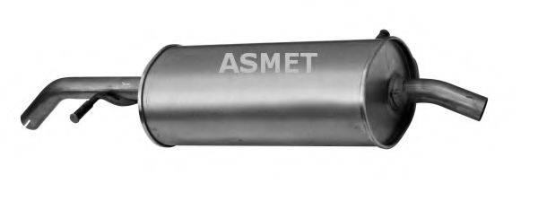 ASMET 09085 Глушник вихлопних газів кінцевий