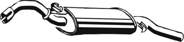 ASMET 03028 Глушник вихлопних газів кінцевий