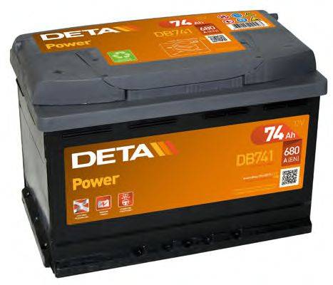 DETA DB741 Стартерна акумуляторна батарея; Стартерна акумуляторна батарея