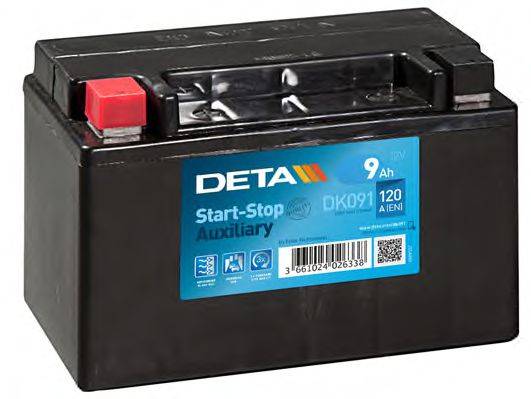 DETA DK091 Стартерна акумуляторна батарея; Стартерна акумуляторна батарея