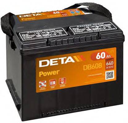 DETA DB608 Стартерна акумуляторна батарея; Стартерна акумуляторна батарея