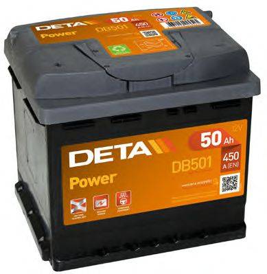 DETA DB501 Стартерна акумуляторна батарея; Стартерна акумуляторна батарея