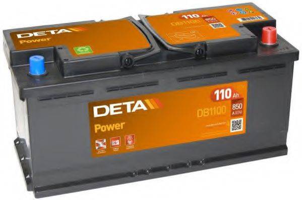 DETA DB1100 Стартерна акумуляторна батарея; Стартерна акумуляторна батарея