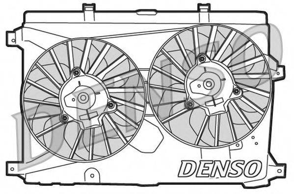 NPS DER01015 Вентилятор, охолодження двигуна