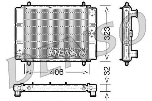 NPS 2002023 Радіатор, охолодження двигуна